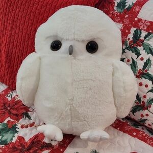 New In Bag Cute Plush White Owl Stuffed